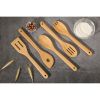5pk Bamboo Spoons for Cooking, Kitchen Essential Tools Set