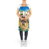 Labrador Retriever in Sunflowers Apron Cooking Kitchen Server Baking Crafts Gardening for Adult Women Men, Unisex, Large, Multicolor