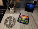 Colorful Daffodils Pair of Pot Holders Kitchen Heat Resistant Pot Holders Sets Oven Hot Pads for Cooking Baking BBQ, 7 1/2 x 7 1/2