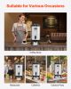 Insulated Beverage Dispenser for Hot & Cold Drinks 2 Gal Stainless Steel