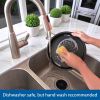 (3 pack) Nonstick Steel 9" x 9" Round Cake Pan, Dark Gray