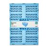 4 Pack Large Collapsible Crate, 19.68" x 13.77" x 10.23", Blue Plastic Storage Bin