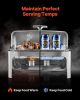 9Qt Rectangle Roll Top Chafing Dish Set with Full-Size Pan Stainless Steel