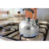 1.8-Liter Whistle Tea Kettle, Induction Compatible, Stainless Steel, Silver