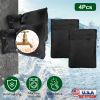 4Pcs Outdoor Faucet Covers Outside Garden Faucet Socks Winter Faucet Hose Bib Protector Spout Cover for Winter Freeze Protection