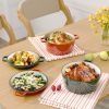 Enameled Cast Iron Dutch Oven with Serving Lid + ENCLOSED THERMAL CIRCLE Design