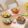 Enameled Cast Iron Dutch Oven with Serving Lid + ENCLOSED THERMAL CIRCLE Design
