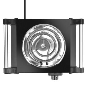 1000W Electric Single Burner Portable Coil Heating Hot Plate Stove Countertop RV Hotplate with 5 Temperature Adjustments Portable Handles (Option: Burner BlackSingle)